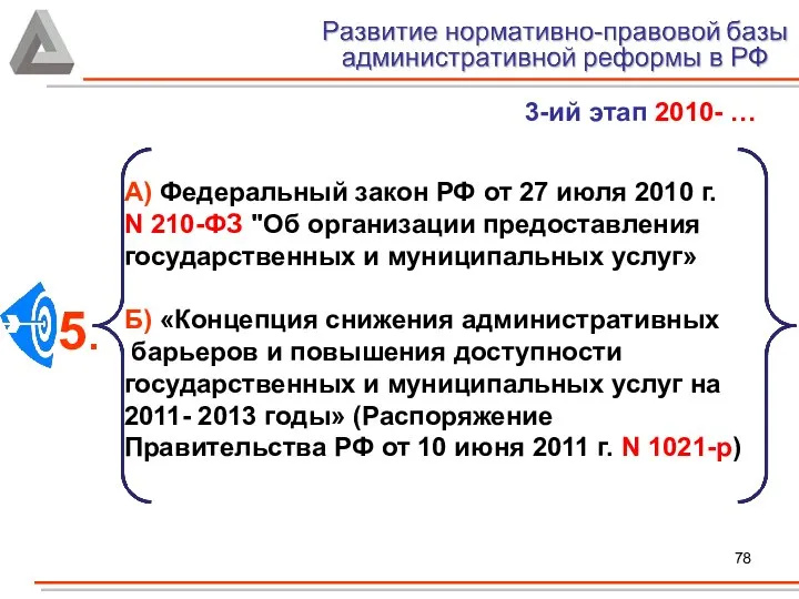 А) Федеральный закон РФ от 27 июля 2010 г. N 210-ФЗ