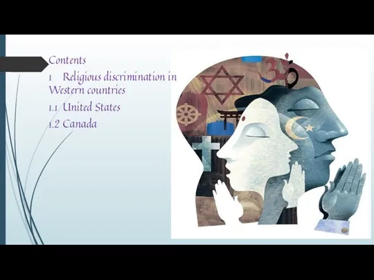 Contents 1 Religious discrimination in Western countries 1.1 United States 1.2 Canada