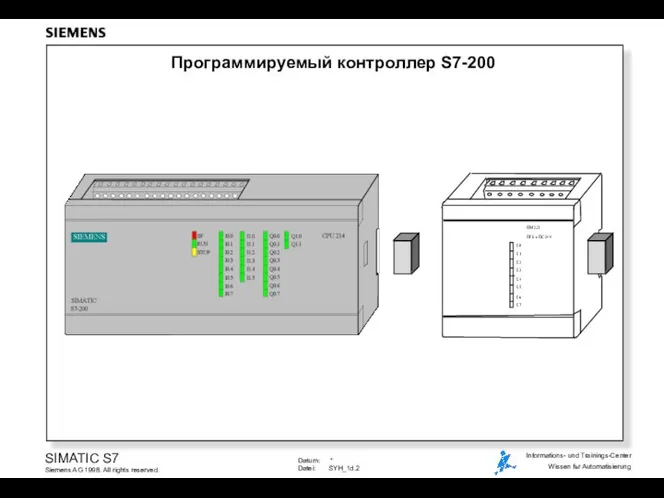 Программируемый контроллер S7-200 EM 221 DI 8 x DC24V