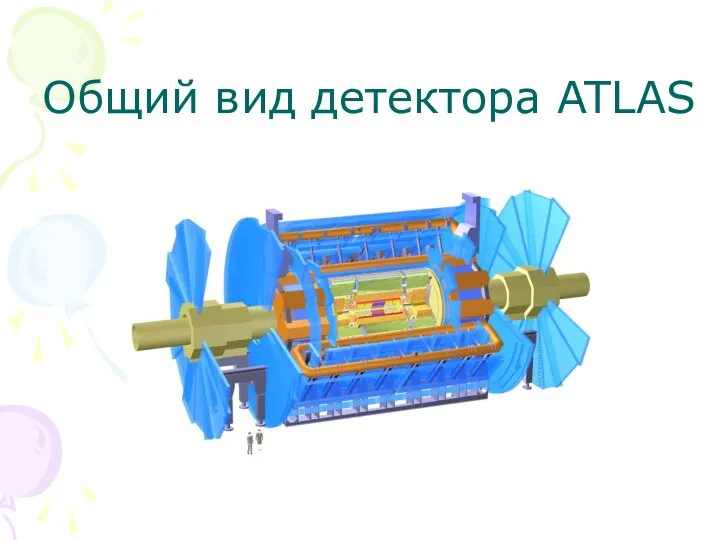 Общий вид детектора ATLAS