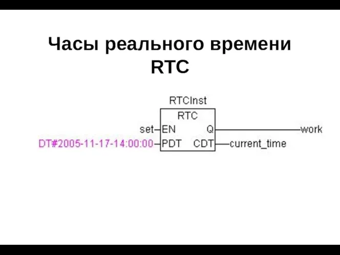 Часы реального времени RTC