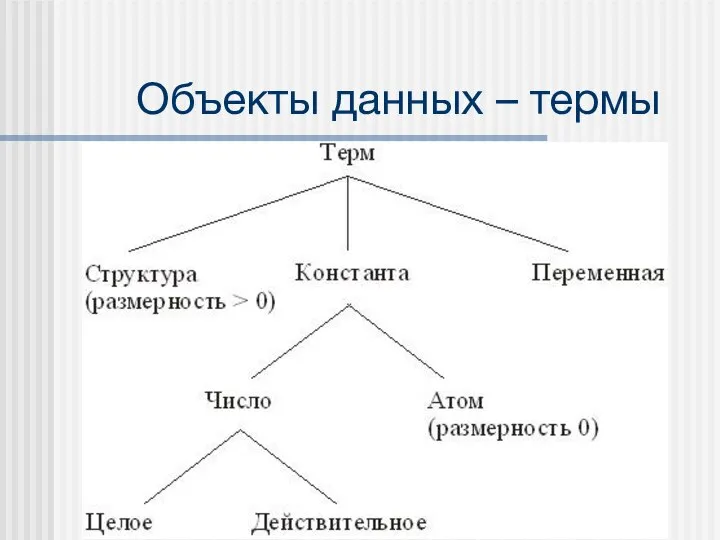 Объекты данных – термы