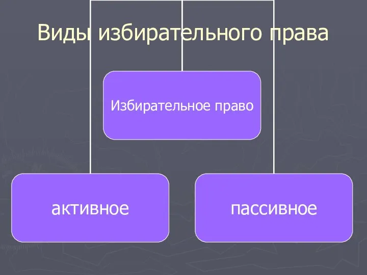 Виды избирательного права