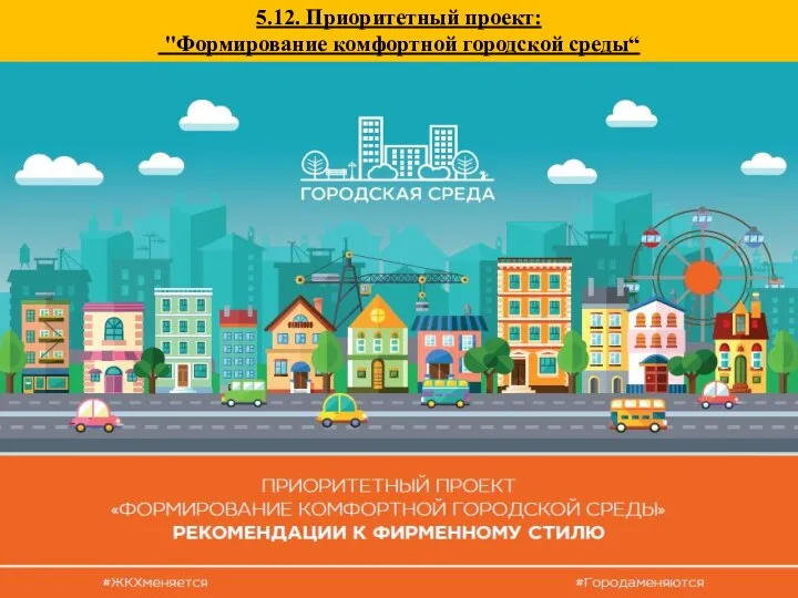 5.12. Приоритетный проект: "Формирование комфортной городской среды“