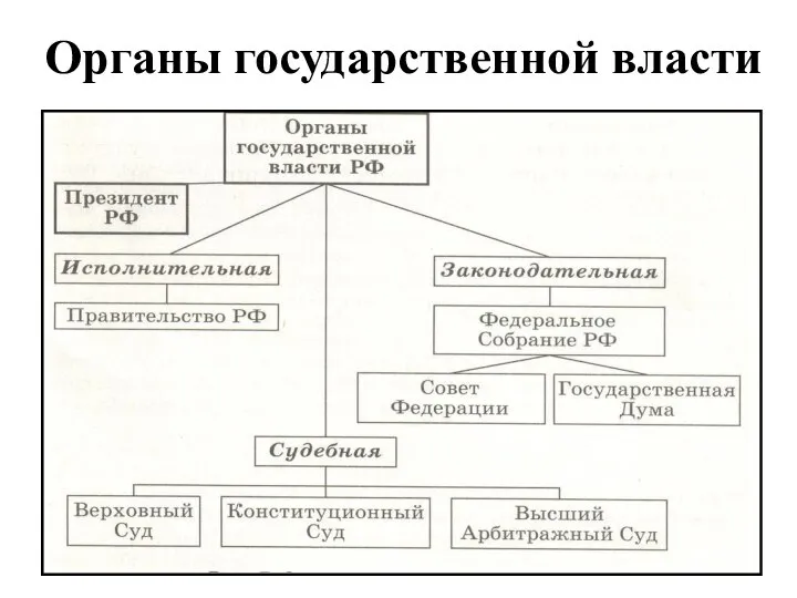 Органы государственной власти