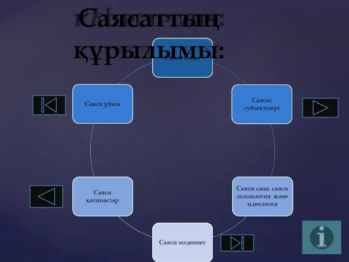 Саясаттың құрылымы: