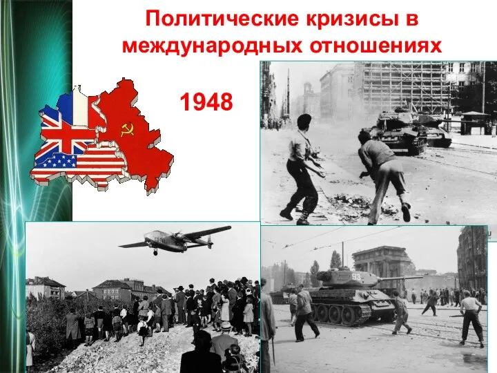 Политические кризисы в международных отношениях 1948