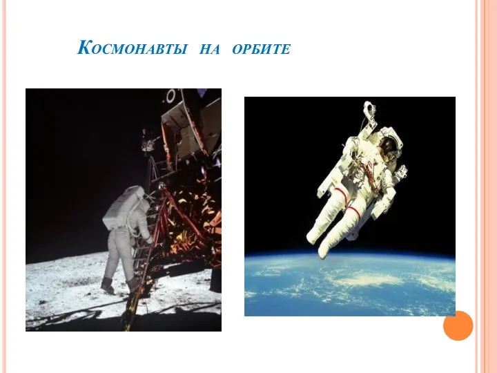 Космонавты на орбите