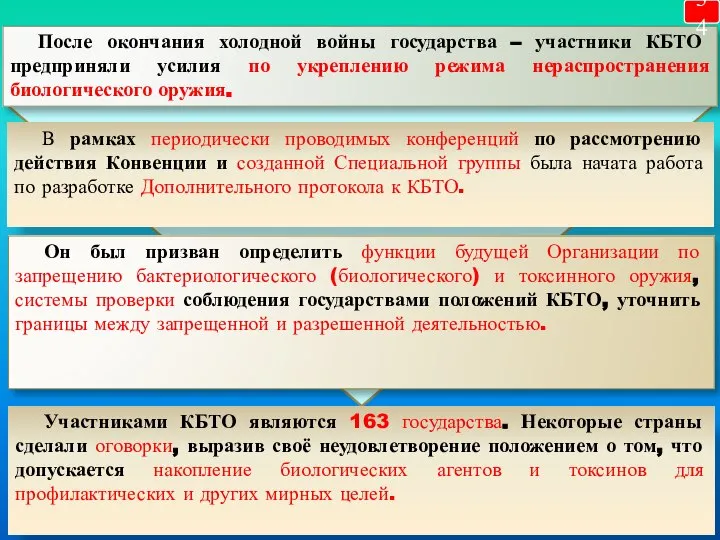 После окончания холодной войны государства – участники КБТО предприняли усилия по