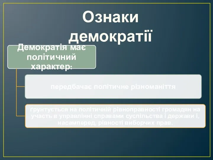 Ознаки демократії