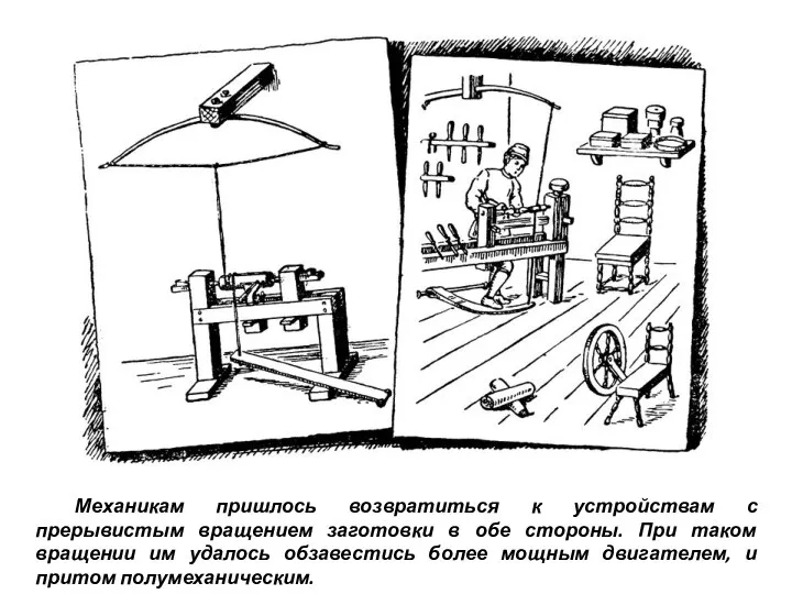 Механикам пришлось возвратиться к устройствам с прерывистым вращением заготовки в обе