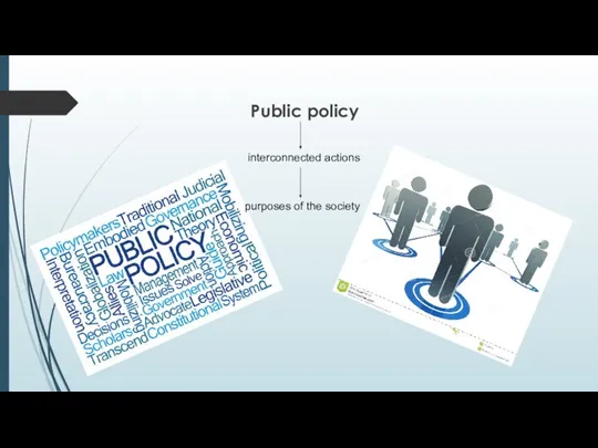 Public policy interconnected actions purposes of the society