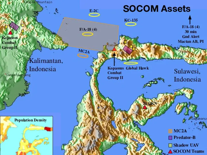 SOCOM Assets Global Hawk 21 GKN Kopassus Combat Group II Kopassus