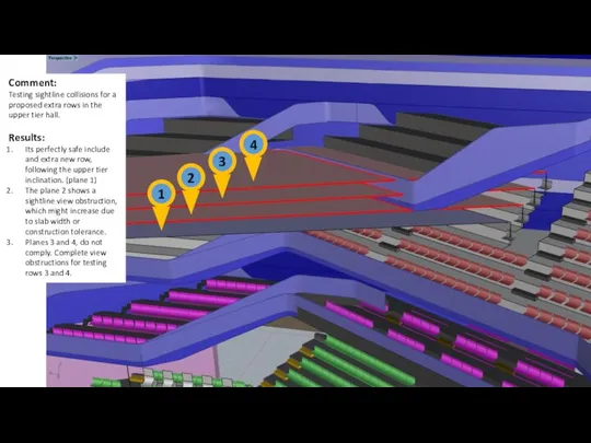 1 Comment: Testing sightline collisions for a proposed extra rows in