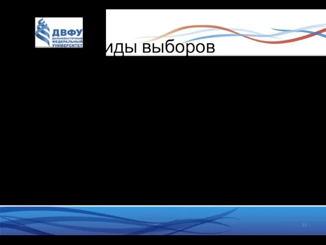 Виды выборов Всеобщие/частичные Общегосударственные/региональные Очередными/внеочередными Дополнительными Повторными