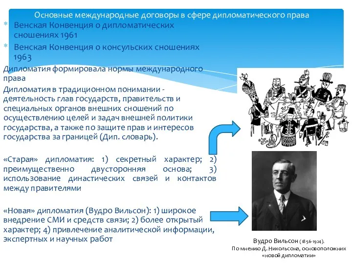 Венская Конвенция о дипломатических сношениях 1961 Венская Конвенция о консульских сношениях