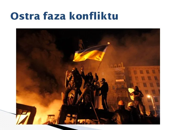 Ostra faza konfliktu