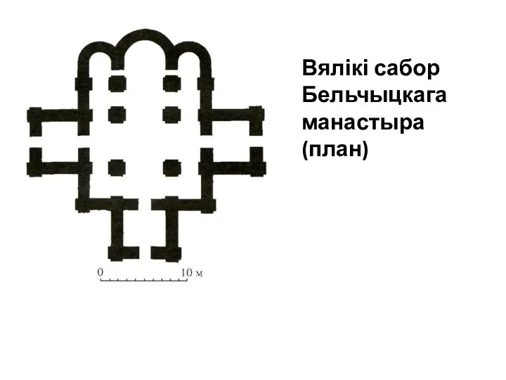 Вялікі сабор Бельчыцкага манастыра (план)