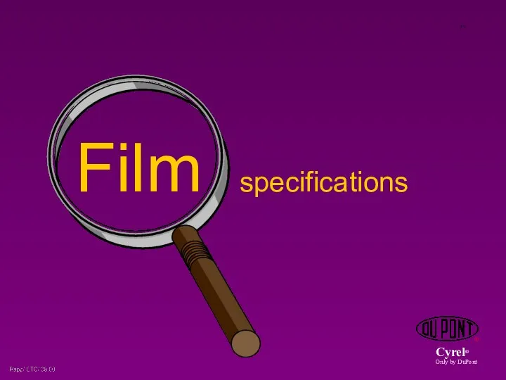 Film specifications