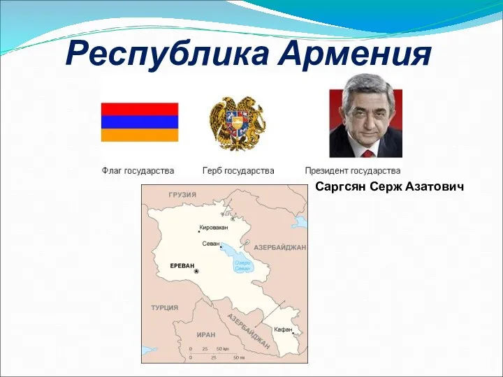 Республика Армения Саргсян Cерж Азатович