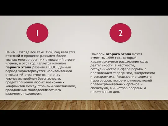 На наш взгляд все таки 1996 год является отчетной в процессе