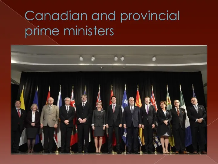 Canadian and provincial prime ministers