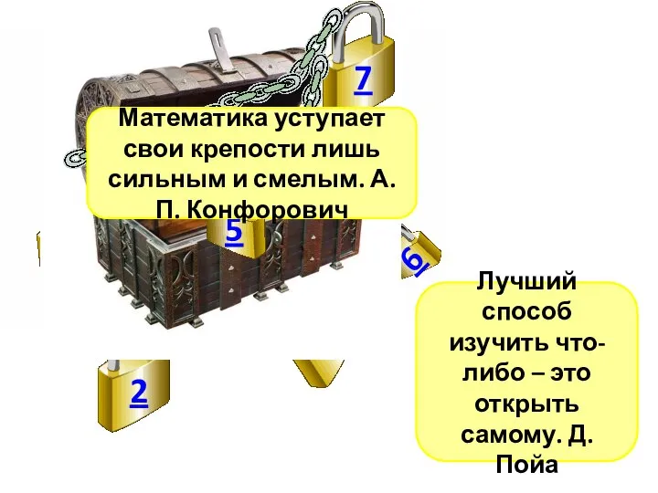 Лучший способ изучить что-либо – это открыть самому. Д. Пойа Математика