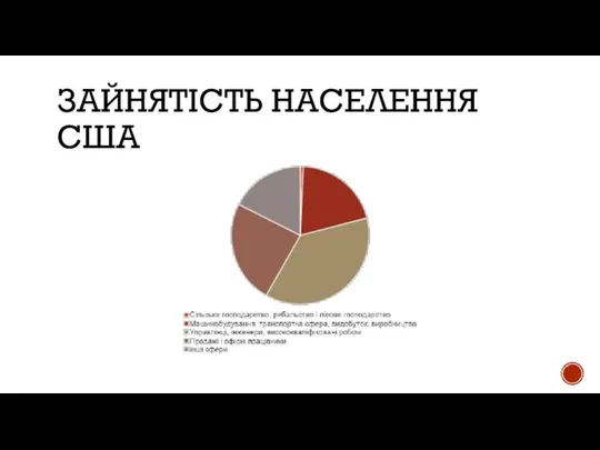 ЗАЙНЯТІСТЬ НАСЕЛЕННЯ США