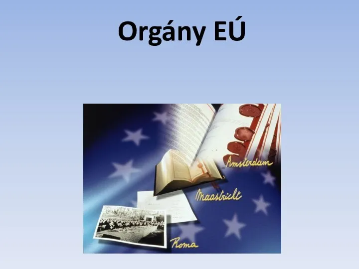 Orgány EÚ