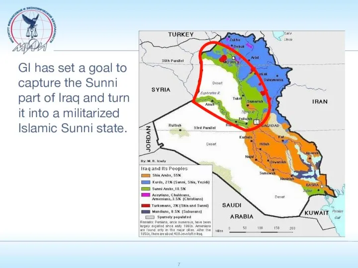 GI has set a goal to capture the Sunni part of