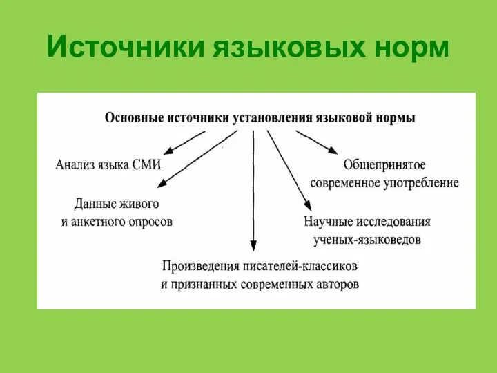 Источники языковых норм