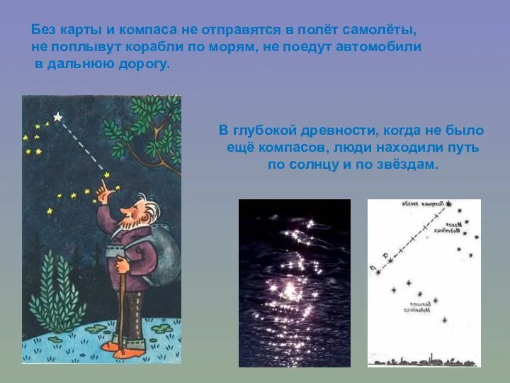 Без карты и компаса не отправятся в полёт самолёты, не поплывут