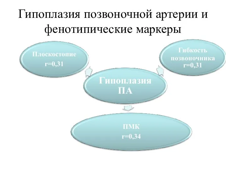 Гипоплазия позвоночной артерии и фенотипические маркеры