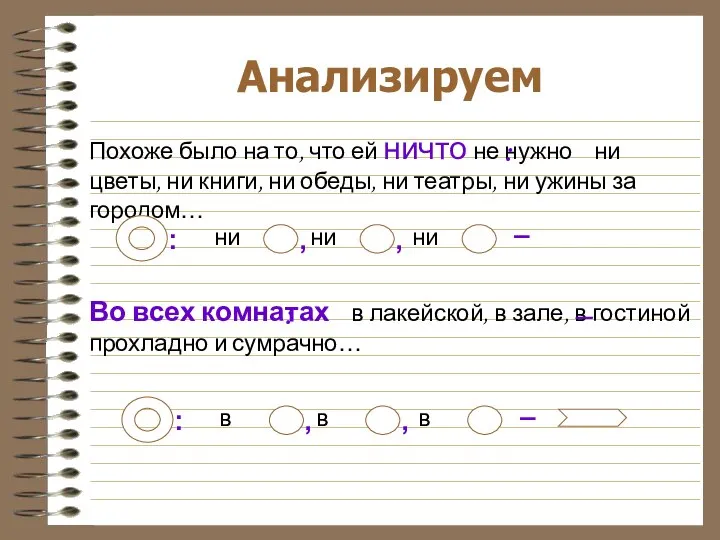 Анализируем Похоже было на то, что ей ничто не нужно ни