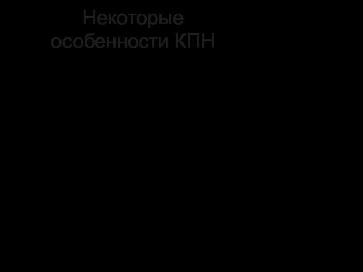 Некоторые особенности КПН Основополагающий характер для норм всех других отраслей права