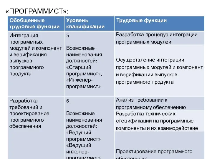 «ПРОГРАММИСТ»: