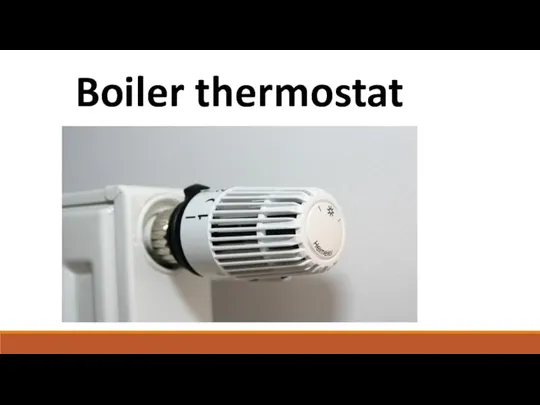 Boiler thermostat