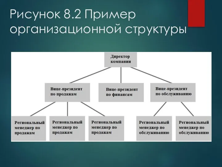 Рисунок 8.2 Пример организационной структуры