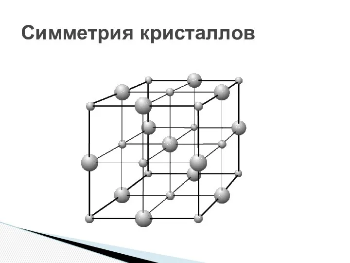 Симметрия кристаллов