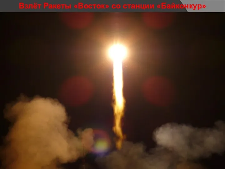 Взлёт Ракеты «Восток» со станции «Байконкур»