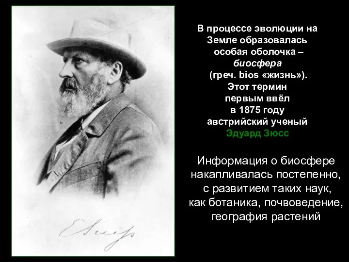 В процессе эволюции на Земле образовалась особая оболочка – биосфера (греч.