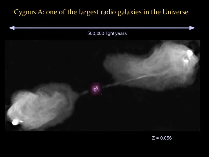 Cygnus A: one of the largest radio galaxies in the Universe