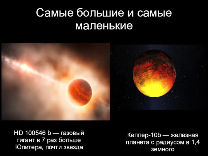 Самые большие и самые маленькие Кеплер-10b — железная планета с радиусом