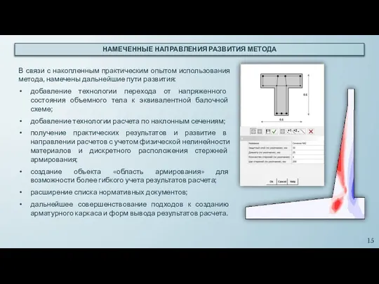 НАМЕЧЕННЫЕ НАПРАВЛЕНИЯ РАЗВИТИЯ МЕТОДА В связи с накопленным практическим опытом использования