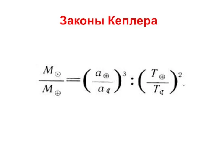 Законы Кеплера