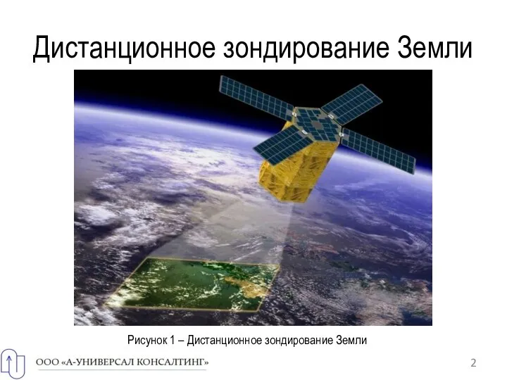 Дистанционное зондирование Земли Рисунок 1 – Дистанционное зондирование Земли