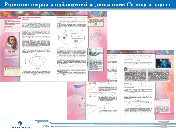 Развитие теории и наблюдений за движением Солнца и планет