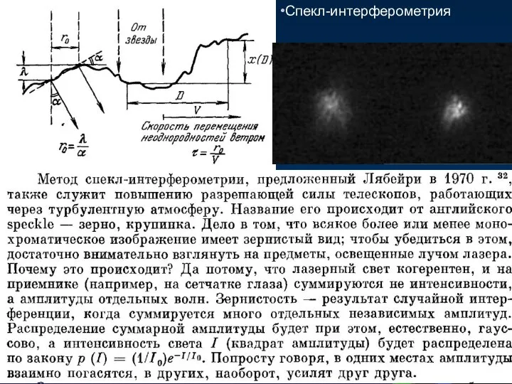 Спекл-интерферометрия