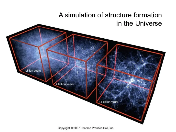 A simulation of structure formation in the Universe