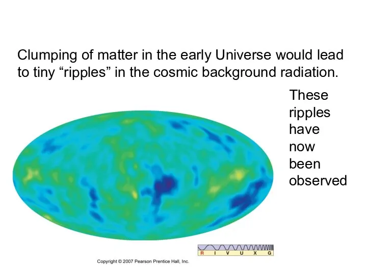 Clumping of matter in the early Universe would lead to tiny